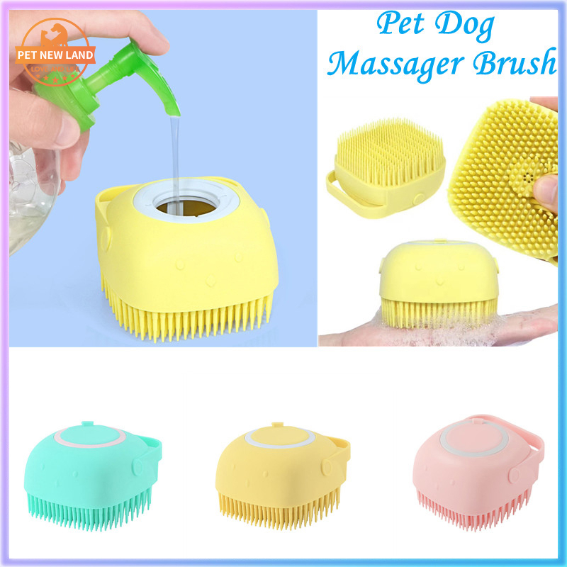 BÀN CHẢI TẮM CHO THÚ CƯNG , CHÓ - MÈO MASSAGER VÔ CÙNG TIỆN DỤNG