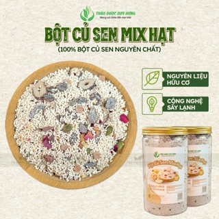 Bột Củ Sen Mix Hạt Dinh Dưỡng Huyền Hà Shop - Bột Cốm Củ Sen Ăn Kiêng, Dưỡng Nhan Hiệu Quả