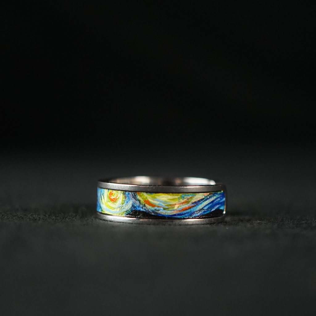 Nhẫn Starry Night phiên bản Bạc