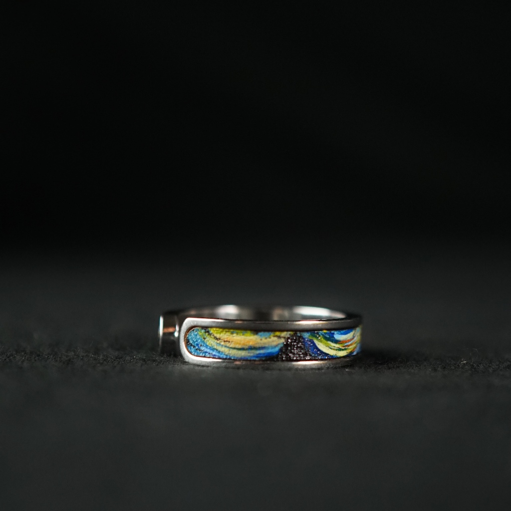 Nhẫn Starry Night phiên bản Bạc