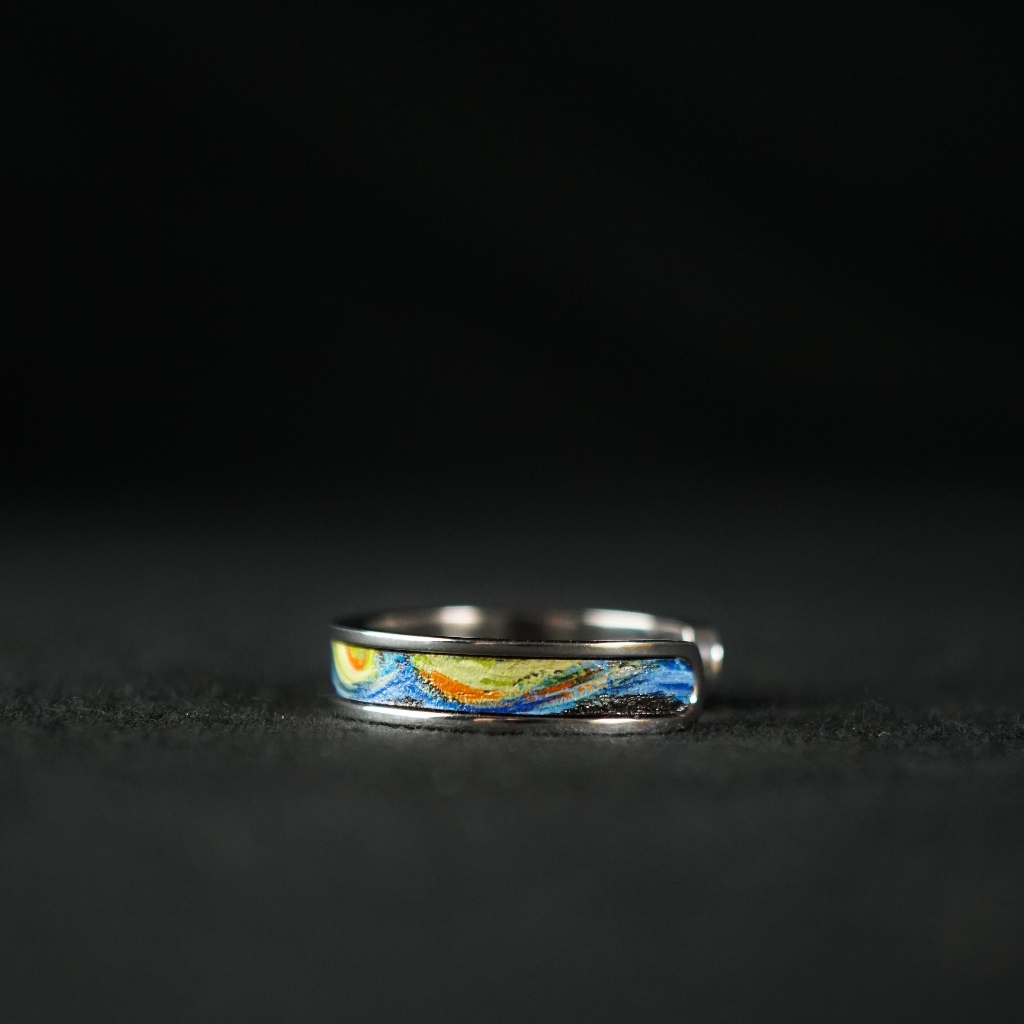 Nhẫn Starry Night phiên bản Bạc