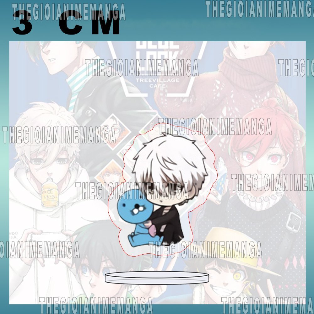 Mô hình Standee BLUE LOCK ver HẢI CẨU mini chibi mica acrylic tượng game anime trang trí xinh xắn dễ thương