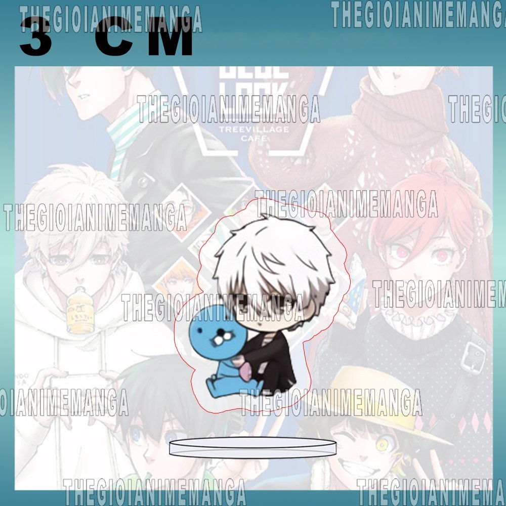 (3CM) Mô hình Standee BLUE LOCK ver HẢI CẨU mini chibi mica acrylic tượng game anime trang trí xinh xắn dễ thương