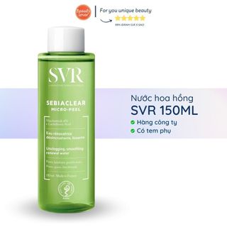 Nước hoa hồng SVR Sebiaclear Micro Peel 150ml, toner svr hỗ trợ giảm mụn, mờ thâm, toner peel da – Beauty Lover