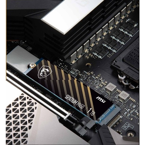 Ổ cứng SSD MSI SPATIUM M450 500GB Nvme Gen 4x4  tốc độ đọc/ghi lên tới 3.600/2.300 Mb/giây - Chính hãng BH 36TH