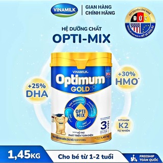 Sữa bột vinamilk optimum opti mix gold 3 1450g