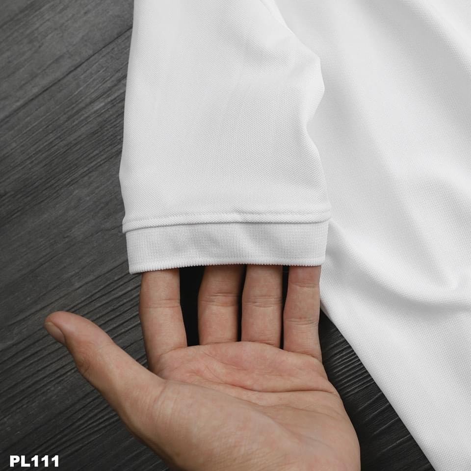 Áo thun polo nam basic, áo thun cổ bẻ logo thêu, chất thun cotton nhẹ thoáng mát, lên chuẩn phom - PLN1
