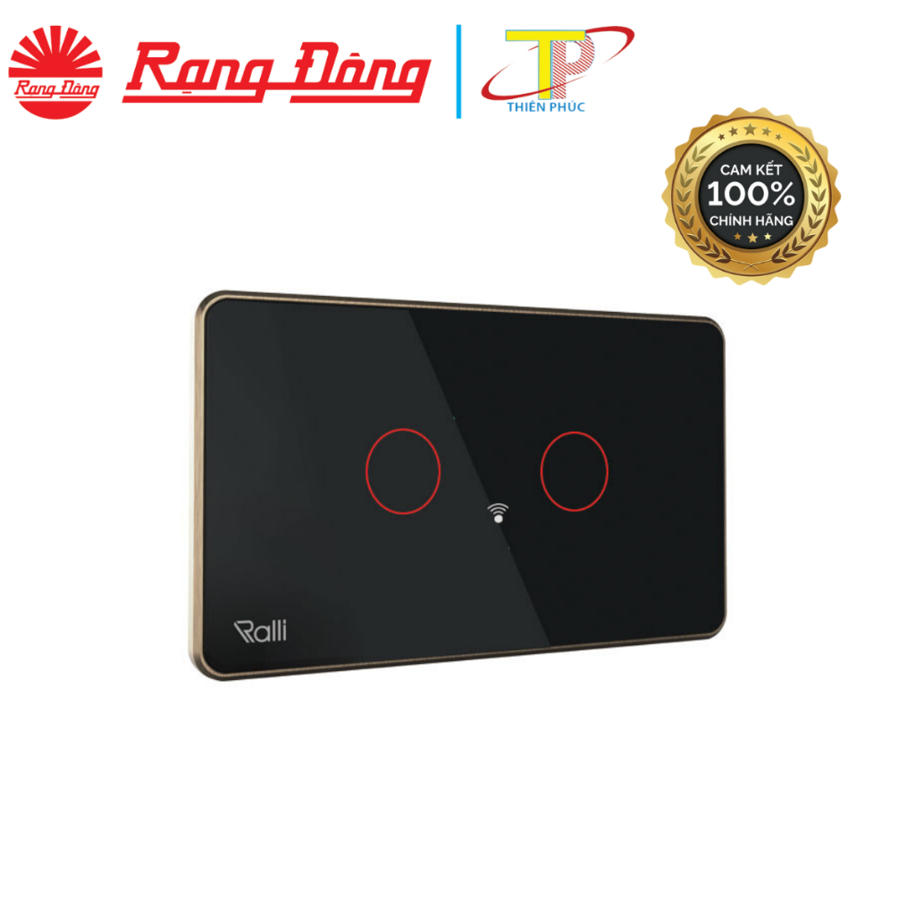 Công tắc cảm ứng wifi Rạng Đông Model: CTCU.WF CN.02T