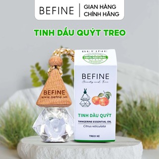 Tinh Dầu Quýt Treo Xe Befine - Tinh dầu treo xe Quýt nguyên chất, treo tủ quần áo làm thơm, khử nấm mốc