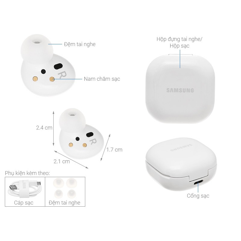 Tai Nghe Bluetooth Không Dây Samsung Galaxy Buds 2