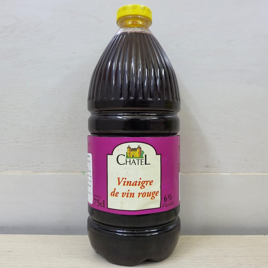 CHATEL (chai ĐỎ 750ml) GIẤM NHO ĐỎ  Red Vinegar