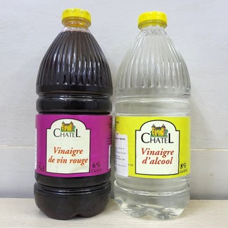 CHATEL (chai ĐỎ 750ml) GIẤM NHO ĐỎ  Red Vinegar