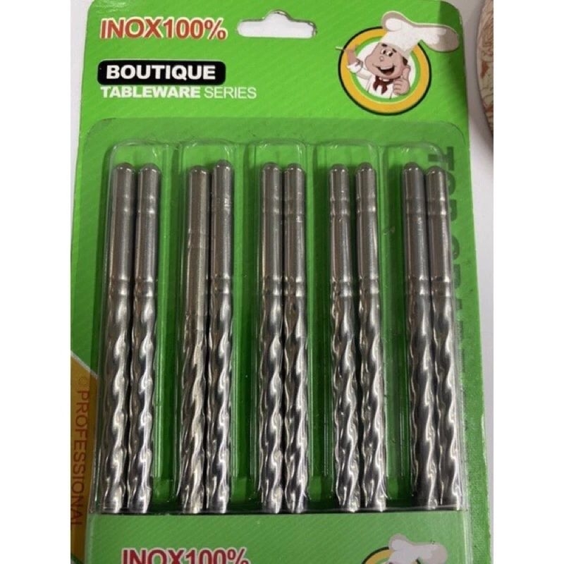 ĐỮA INOX GẮP THỨC ĂN (ĐỒNG GIÁ 10K)