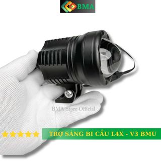 Đèn trợ sáng bi cầu l4x v3 40w/dc ánh sáng trắng gom 6000k