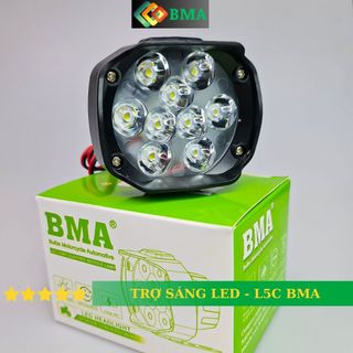 Đèn trợ sáng l5c bma, ánh sáng trắng gom 6000k 12v lắp xe máy ,xe đạp điện...