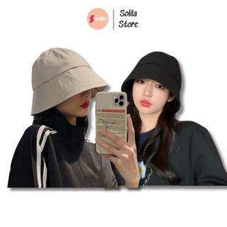 Mũ bucket nón vành cụp trơn phong cách ulzzang unisex - SOLILA STORE