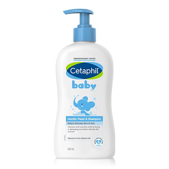 Sữa tắm + gội Centa.phil Baby Gentle Wash and Shampoo dành cho trẻ từ sơ sinh mẫu mới nhất  - 400ml