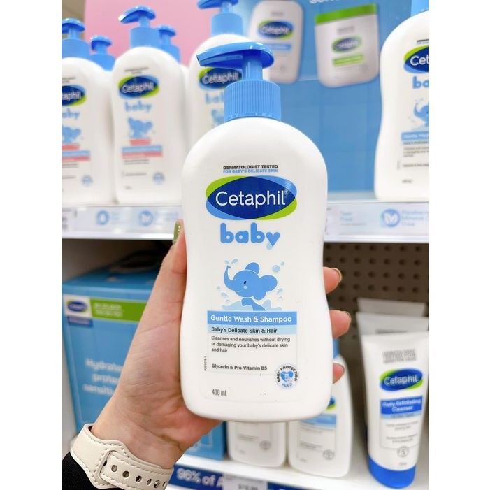 Sữa tắm + gội Centa.phil Baby Gentle Wash and Shampoo dành cho trẻ từ sơ sinh mẫu mới nhất  - 400ml