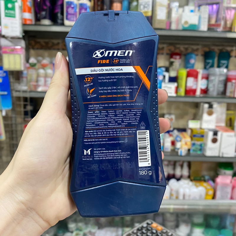Dầu Gội Nước Hoa X-Men Fire 180g