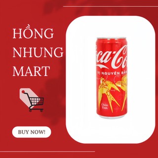 Lon coca vị nguyên bản nước giải khát 320ml