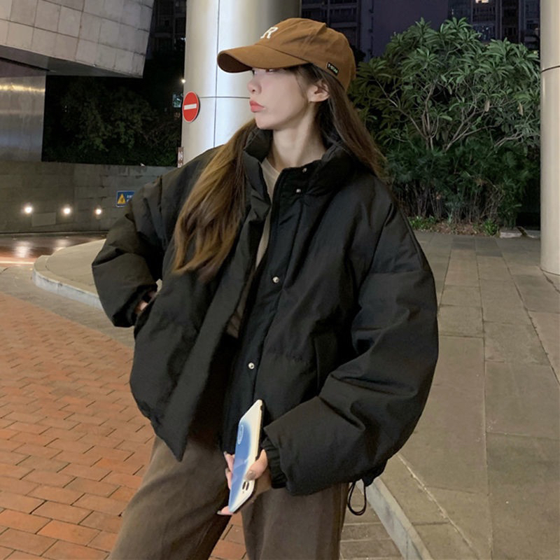 Áo phao nữ dáng rộng,áo béo dễ thương,áo lông vũ giữ ấm siêu tốt