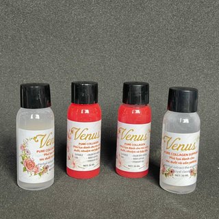 Tinh dầu huyết thanh phủ lụa Venus giúp bóng mượt tóc khi uốn, duỗi, nhuộm 30ml