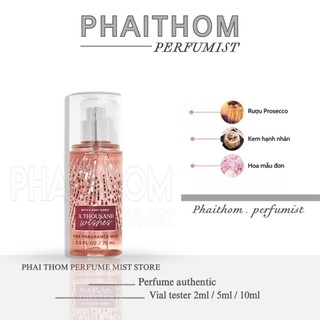 Body mist bath and body works - a thousand wishes 75ml