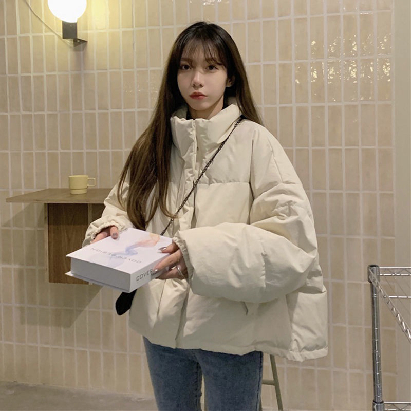 Áo phao nữ dáng rộng,áo béo dễ thương,áo lông vũ giữ ấm siêu tốt