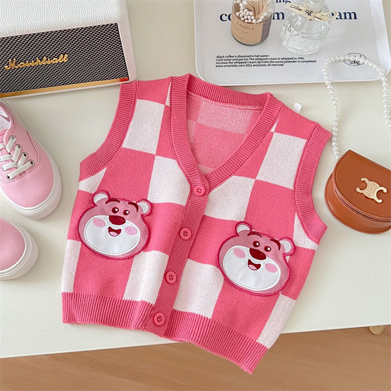 Set Bộ Đồ Dễ Thương Bé Gái Len Sơ Mi DCKIDS , Siêu Đáng Yêu, Siêu Xinh