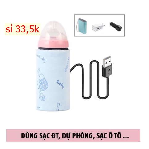 Ủ sữa nhung , máy hâm sữa cổng Usb (kr2)