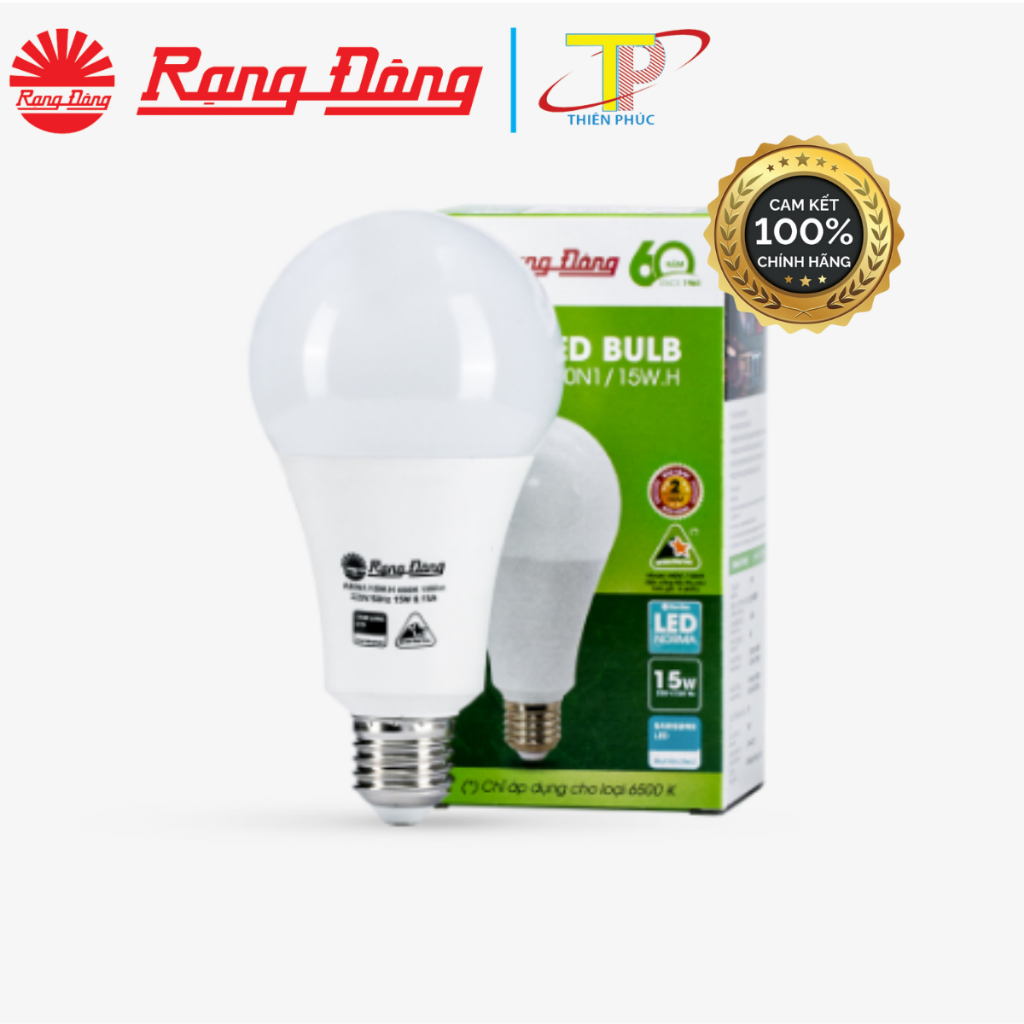 Bóng đèn LED BULB Tròn Rạng Đông 15W/12W