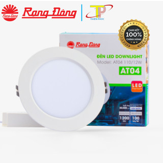 Đèn led âm trần rạng đông downlight at04l công suất 7w/9w/12w