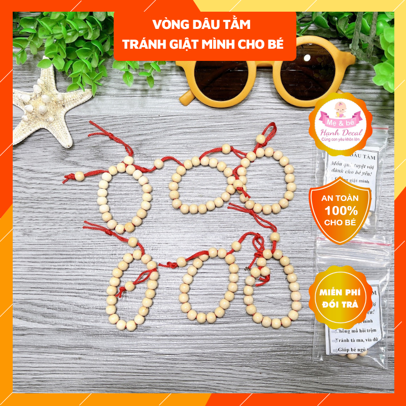 Vòng dâu tằm giúp bé ngủ ngon