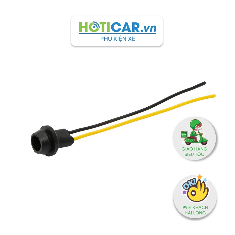 Đui đèn chân T10 gắn cho đèn xe máy, ô tô T10LC