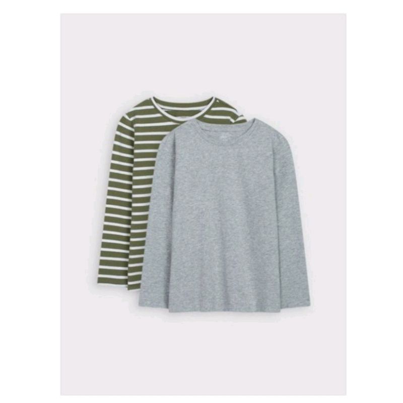 Pack 2 áo phông dài tay bé trai Canifa