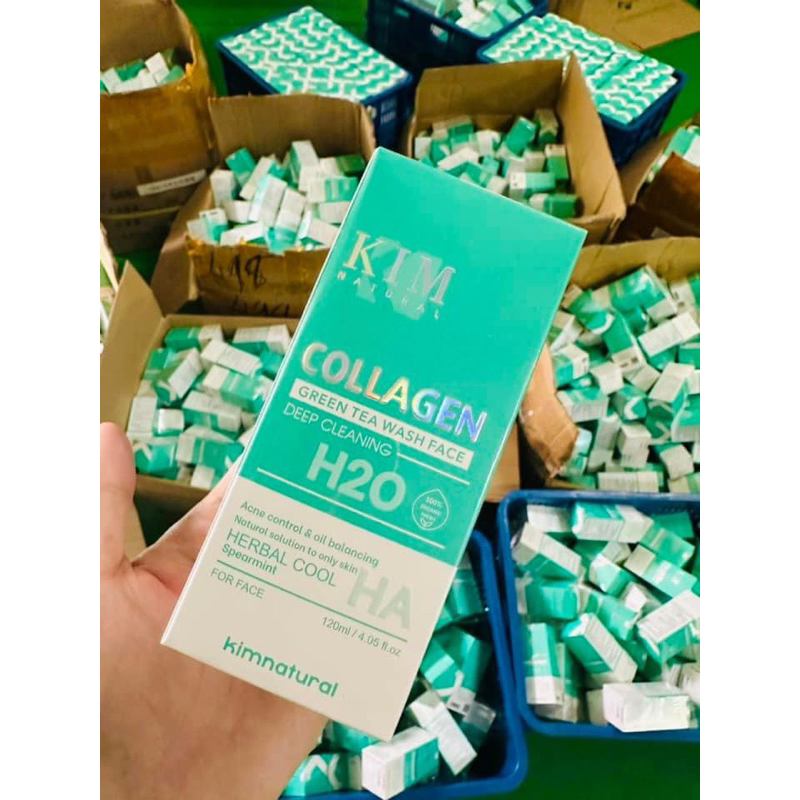 SỬA RỬA MẶT COLLAGEN MẪU MỚI KIMNATURAL