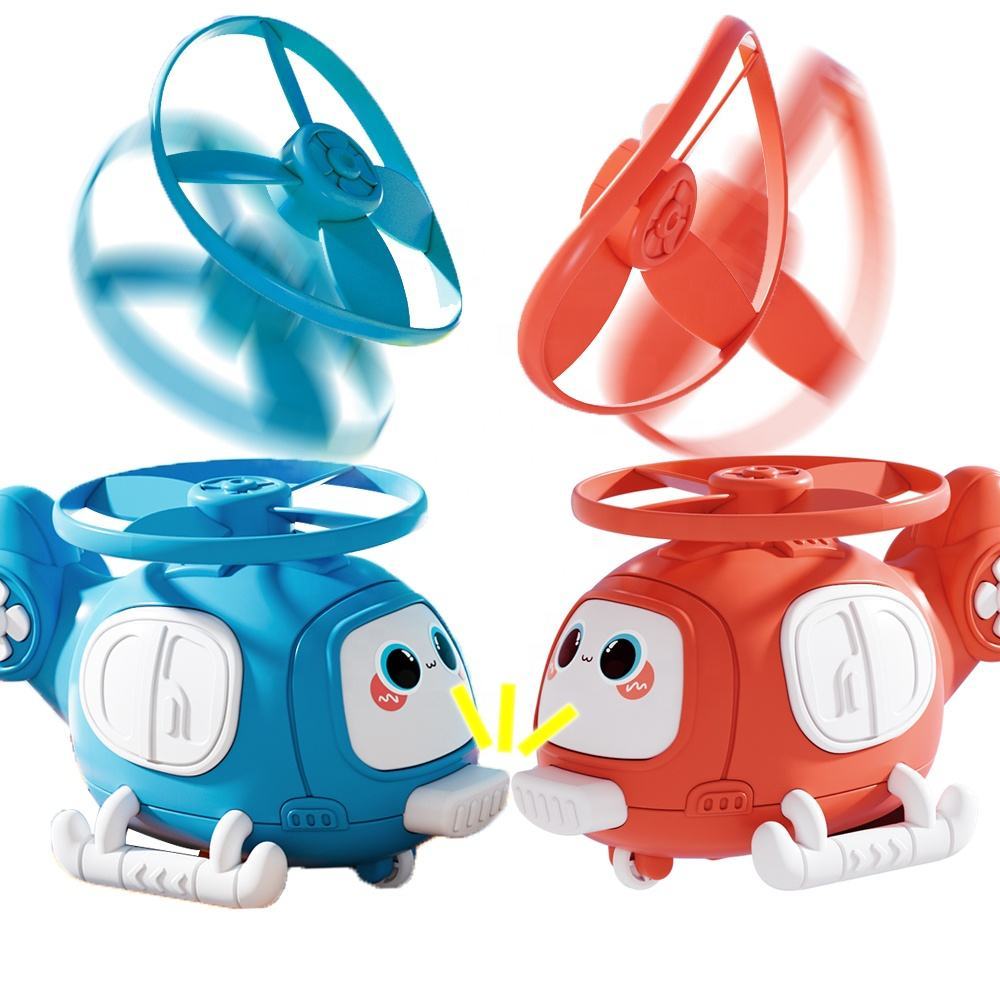 Máy bay trưc thăng chong chóng chuồn chuồn ngộ nghĩnh cho bé - Đồ chơi va chạm bật cánh quạt bay
