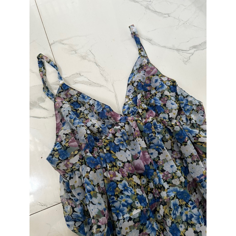 Đầm voan hoa nhí vin 2hand si tuyển nhật