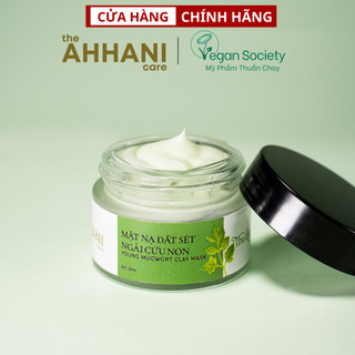Mặt nạ đất sét ngải cứu non 30g hỗ trợ ngăn ngừa mụn, se khít lỗ chân lông The Ahhani Care - Thuần Chay