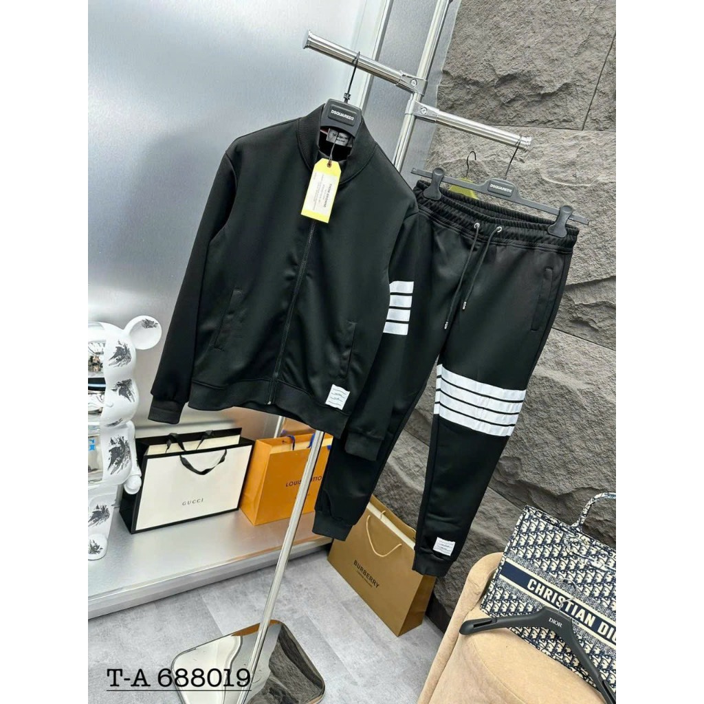 Bộ Quần Áo Tommy Hilfiger Nam Thu Đông Hot Bộ Tommy dài tay nam chất liệu Nỉ nhung Hottrend