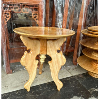 Chò gỗ 3 chân, đĩa để dĩa trái cây gỗ gõ cao cấp - Nhiều kích cỡ