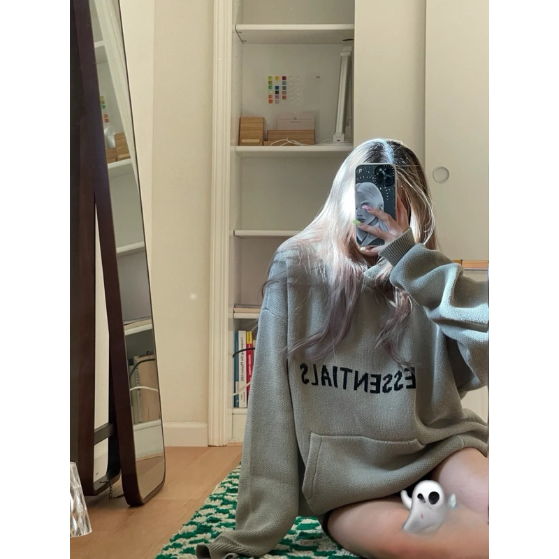 Áo hoodie len Essentials