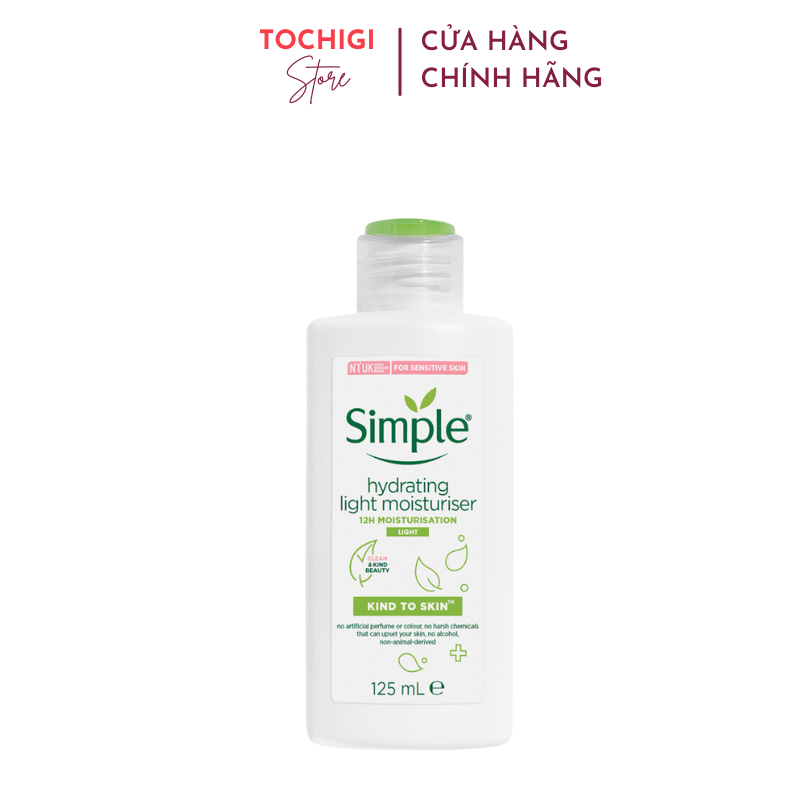 Sữa Dưỡng Da Simple Kind To Skin Hydrating Light Moisturiser 125ml