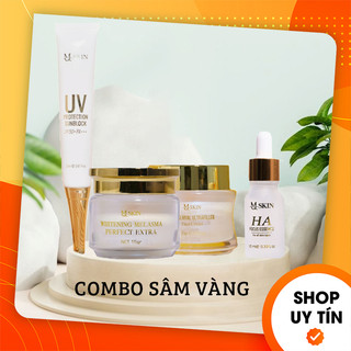 Combo kem face sâm vàng mq skin chính hãng