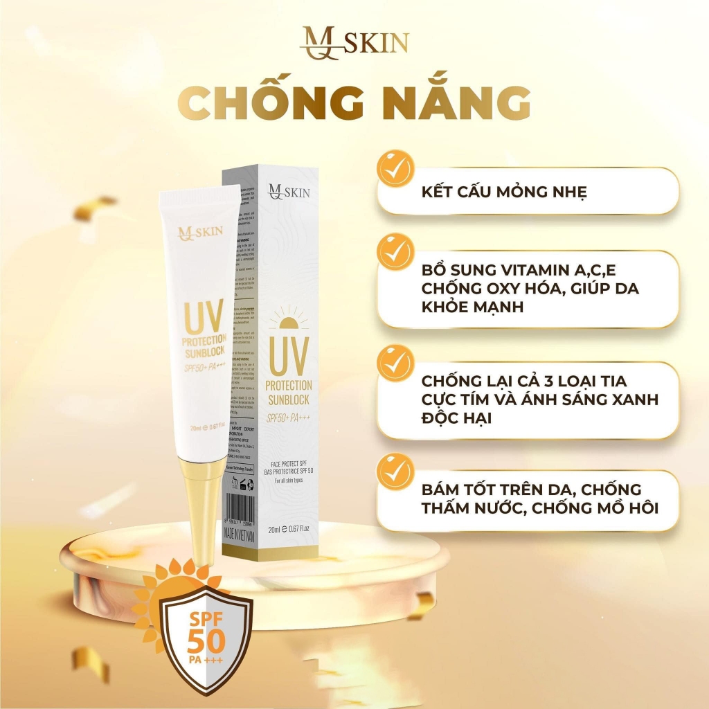 Combo Face Sâm Vàng MQ Skin Chính Hãng Trọn Bộ 4 Món