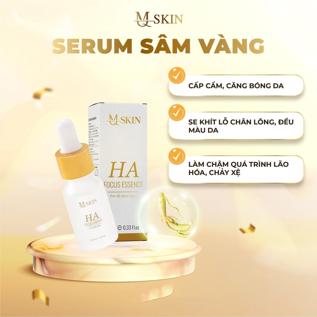 Combo Face Sâm Vàng MQ Skin Chính Hãng Trọn Bộ 4 Món