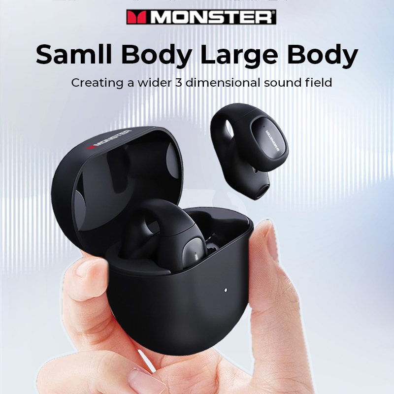Monster Tai nghe Bluetoothkhông dây IPX5 Chống Nước Có Mic Tai nghe Kẹp Vành Tai dẫn truyền xương
