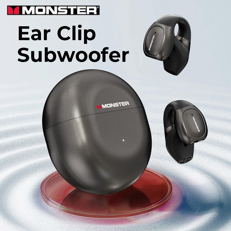 Monster Tai nghe Bluetoothkhông dây IPX5 Chống Nước Có Mic Tai nghe Kẹp Vành Tai dẫn truyền xương