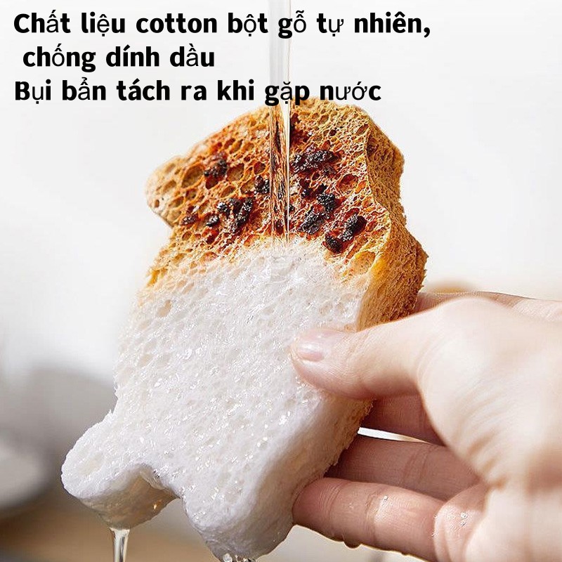 Miếng rửa chén bọt biển hoạt hình đa năng cao cấp dành cho gia đình