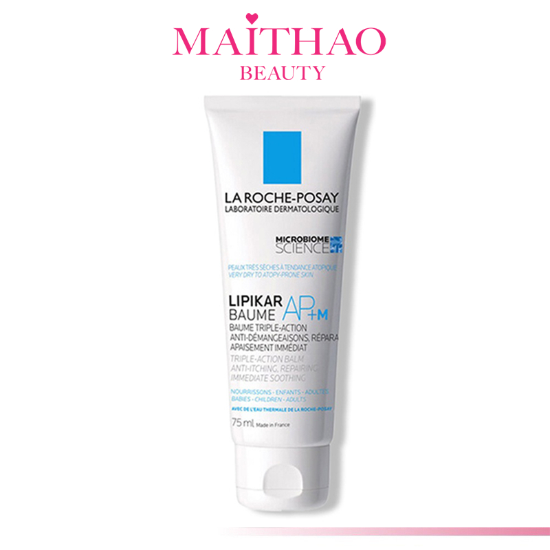 La Roche-Posay Kem dưỡng làm dịu nhanh da siêu khô dị ứng Lipikar Baume AP+M –75ml
